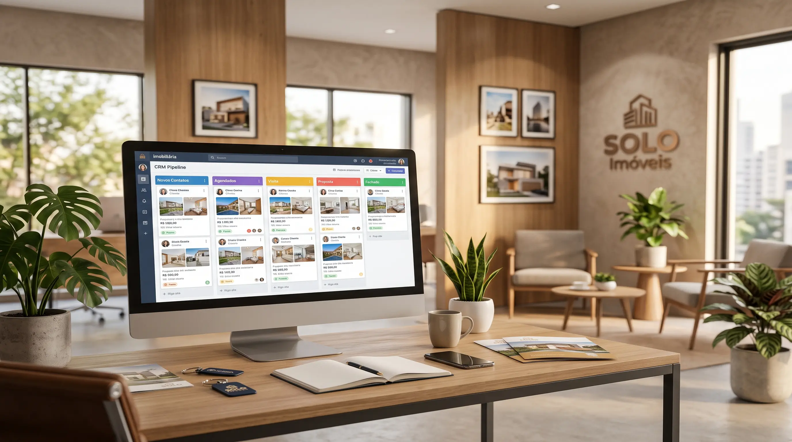 CRM para Imobiliária: como organizar leads, carteira e histórico de negociações